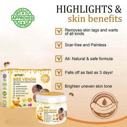 ATTDX Bee Venom Mole and Wart Treatment Cream Y