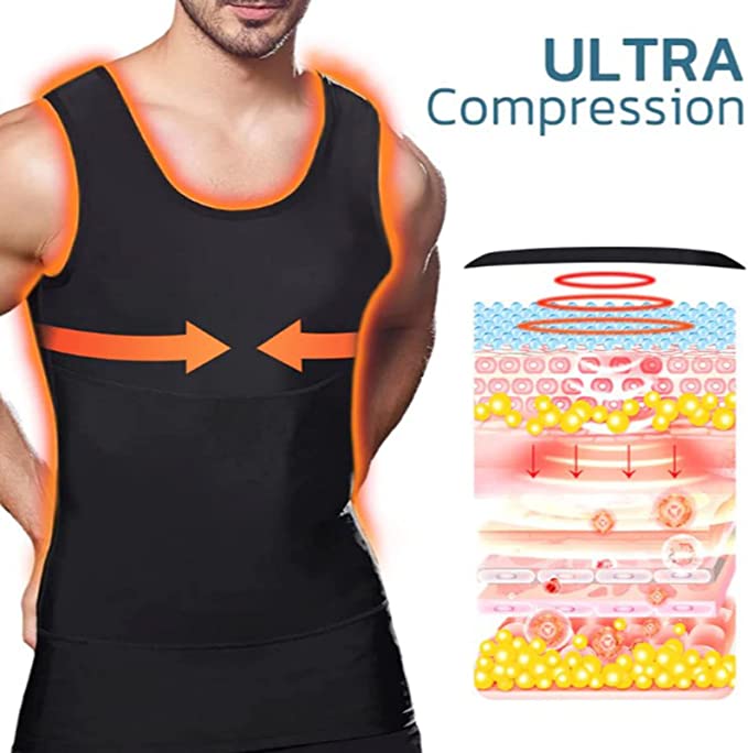 MenSlim Gynecomastia Compression TankTop Y