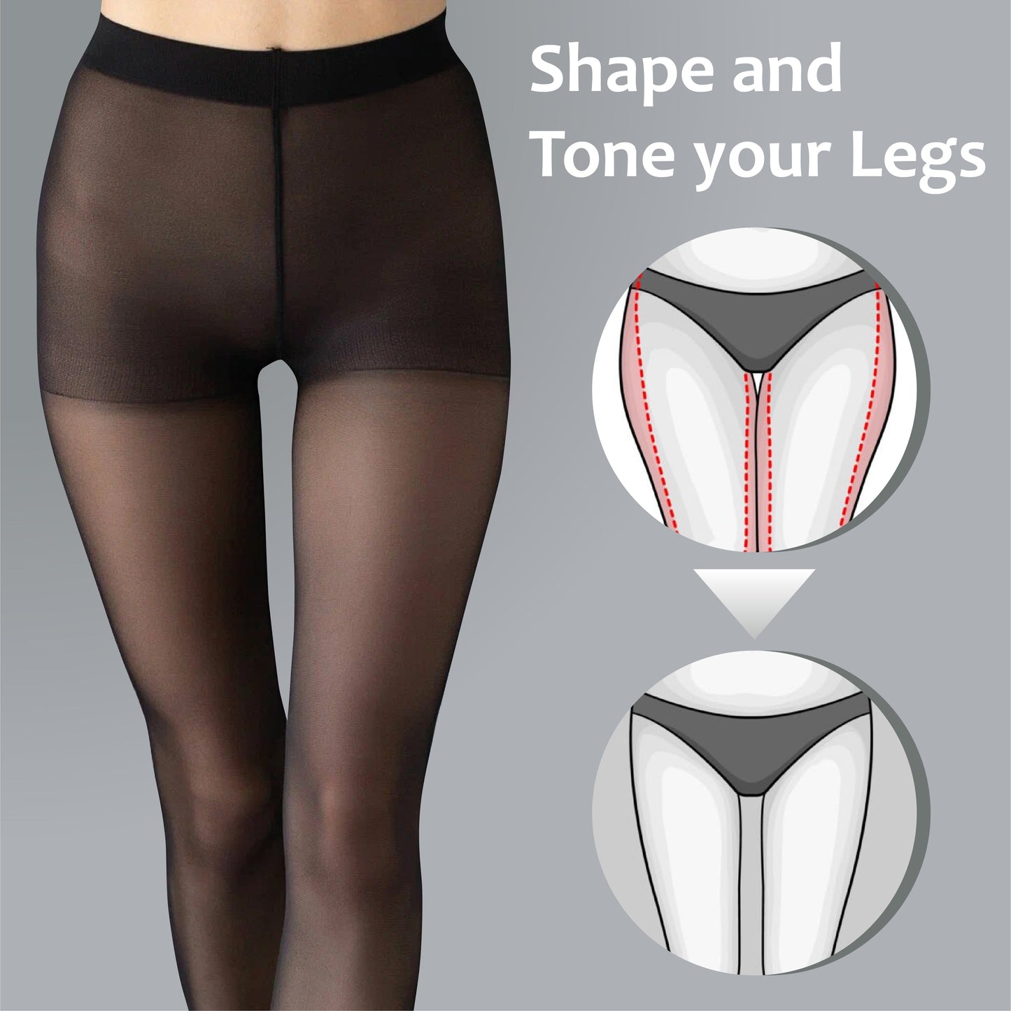 3 in1 LegShaping ButtLift Tights