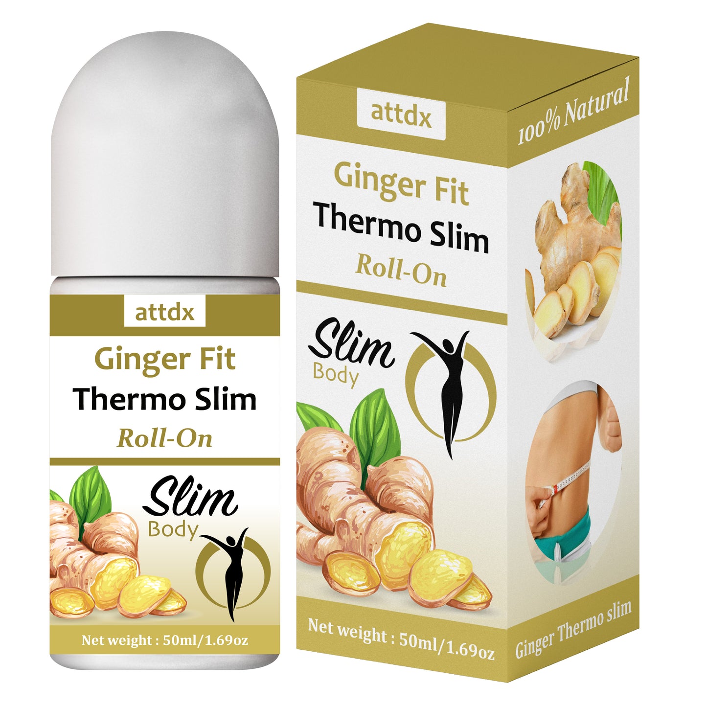 GingerFit ThermoSlim Roll-On