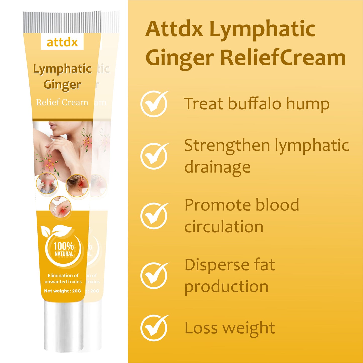 Lymphatic Ginger ReliefCream