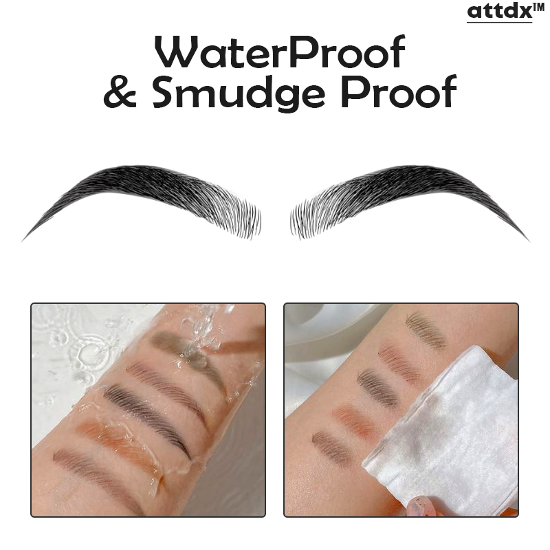 ATTDX™ Microblading Effect Waterproof Fork-Tip Brow Pen