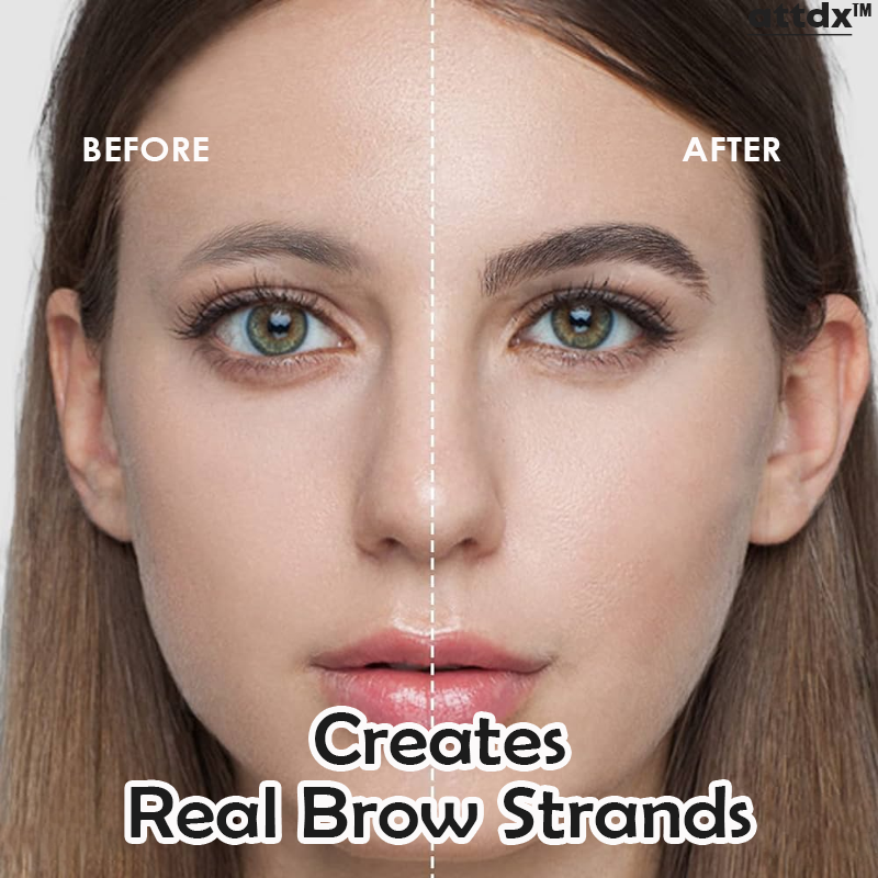 ATTDX™ Microblading Effect Waterproof Fork-Tip Brow Pen