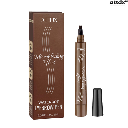 ATTDX™ Microblading Effect Waterproof Fork-Tip Brow Pen