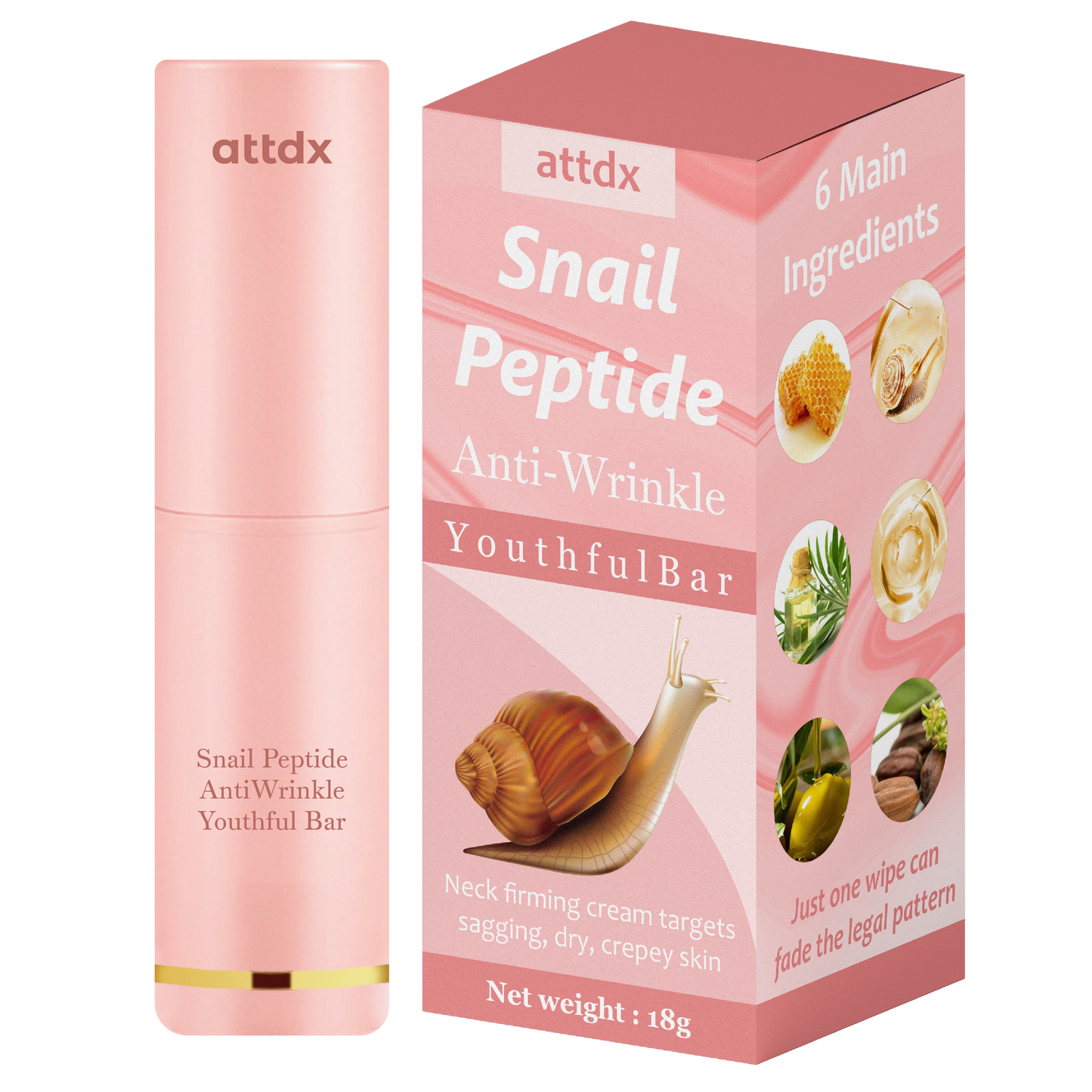 Snail Peptide AntiWrinkle Youthful Bar