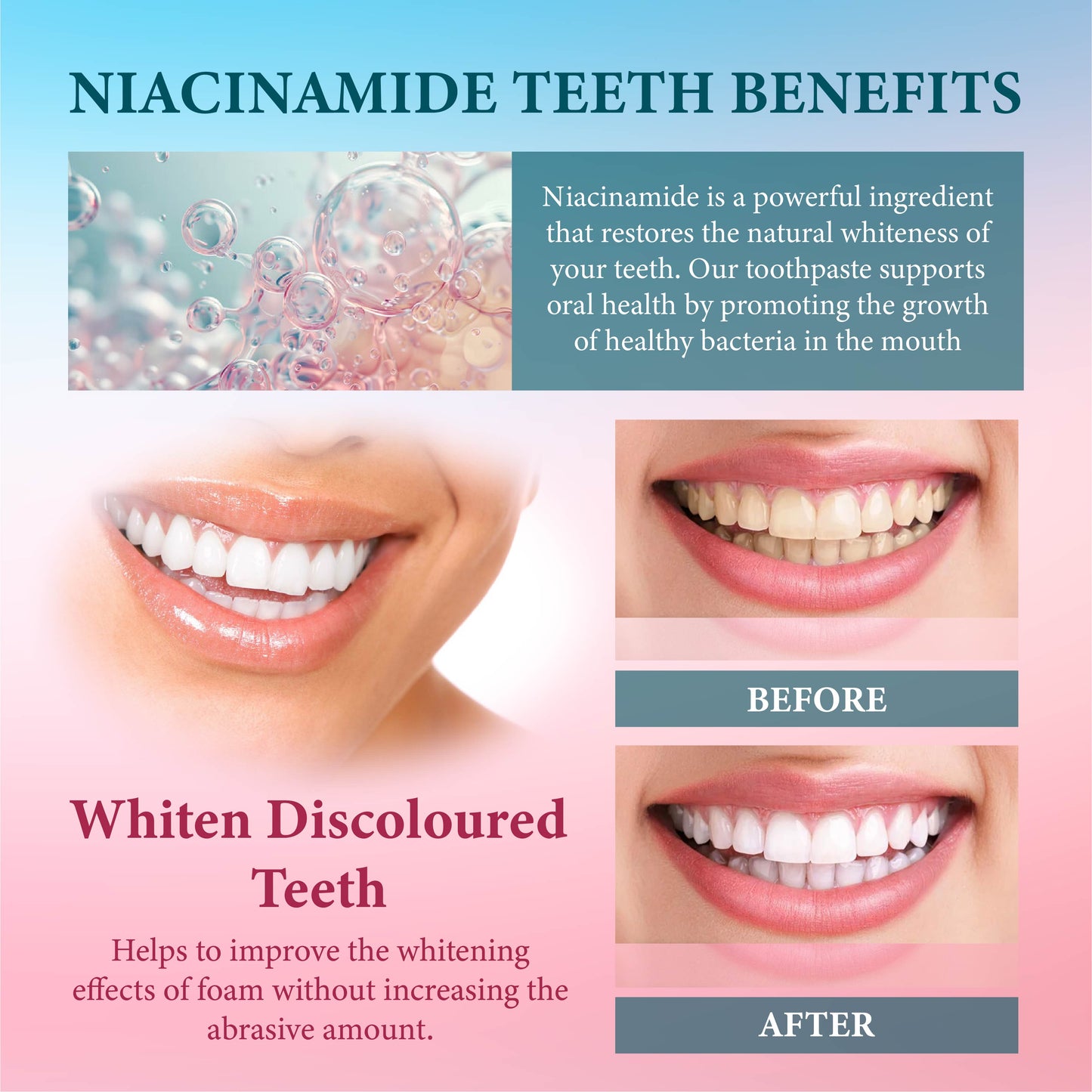 Niacinamide UltraWhite CrystalClean Toothpaste