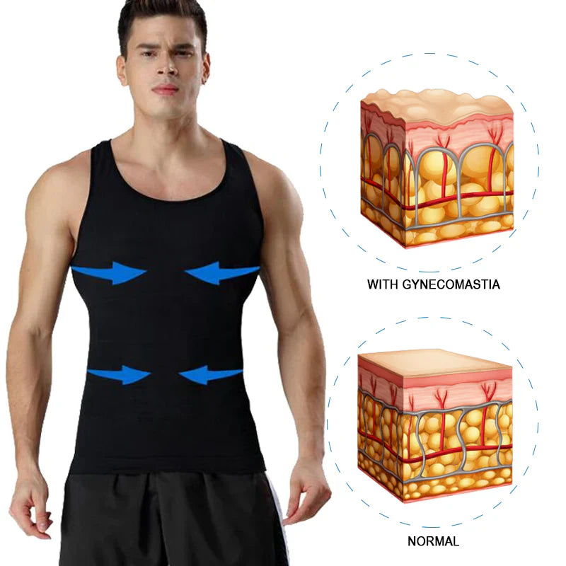 MenSlim Gynecomastia Compression TankTop Y