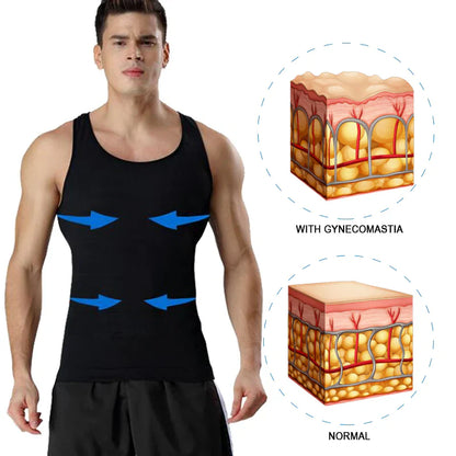 MenSlim Gynecomastia Compression TankTop Y