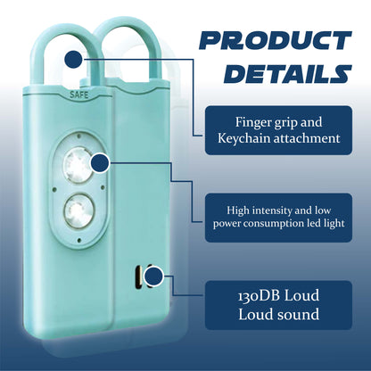 RICPIND 130dB Loud Self-Defense Alarm Keychain