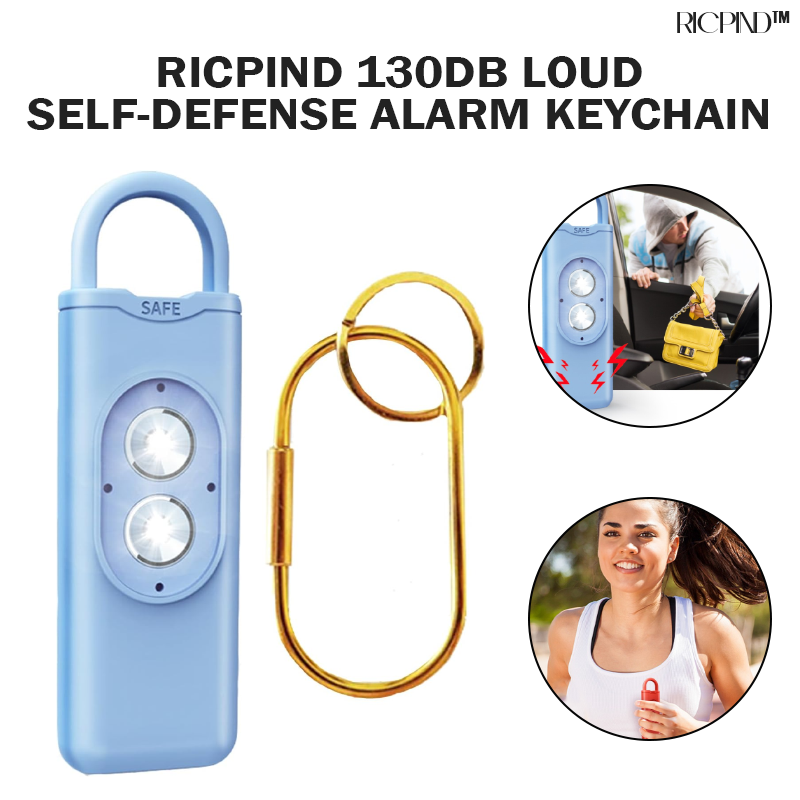 RICPIND 130dB Loud Self-Defense Alarm Keychain