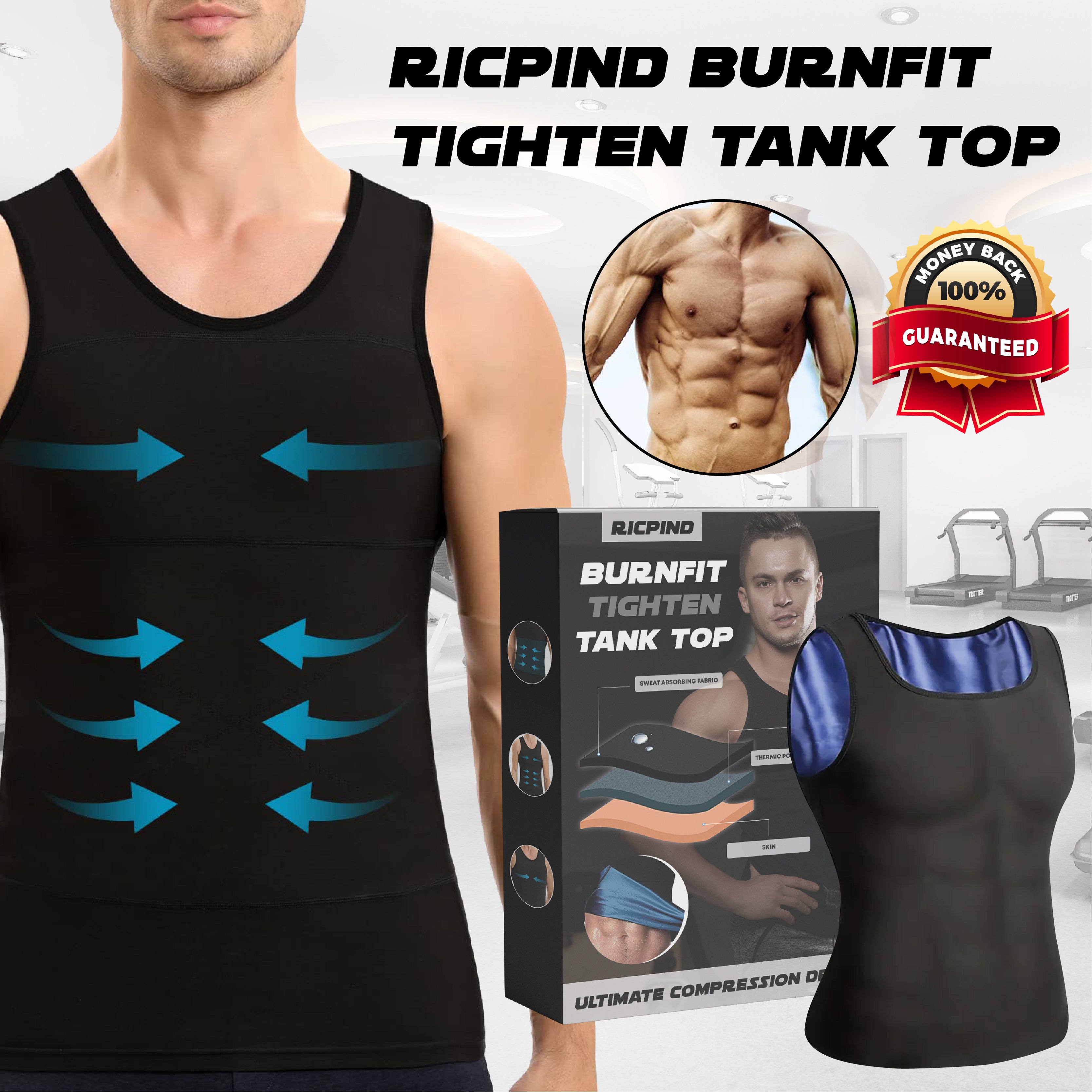 BurnFit Tighten Tank Top Y Kasetifly