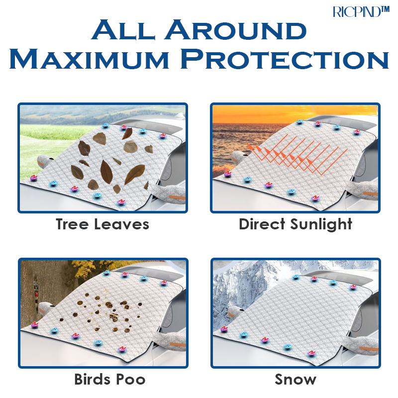 RICPIND Magnetic Anti-Snow ShieldCover