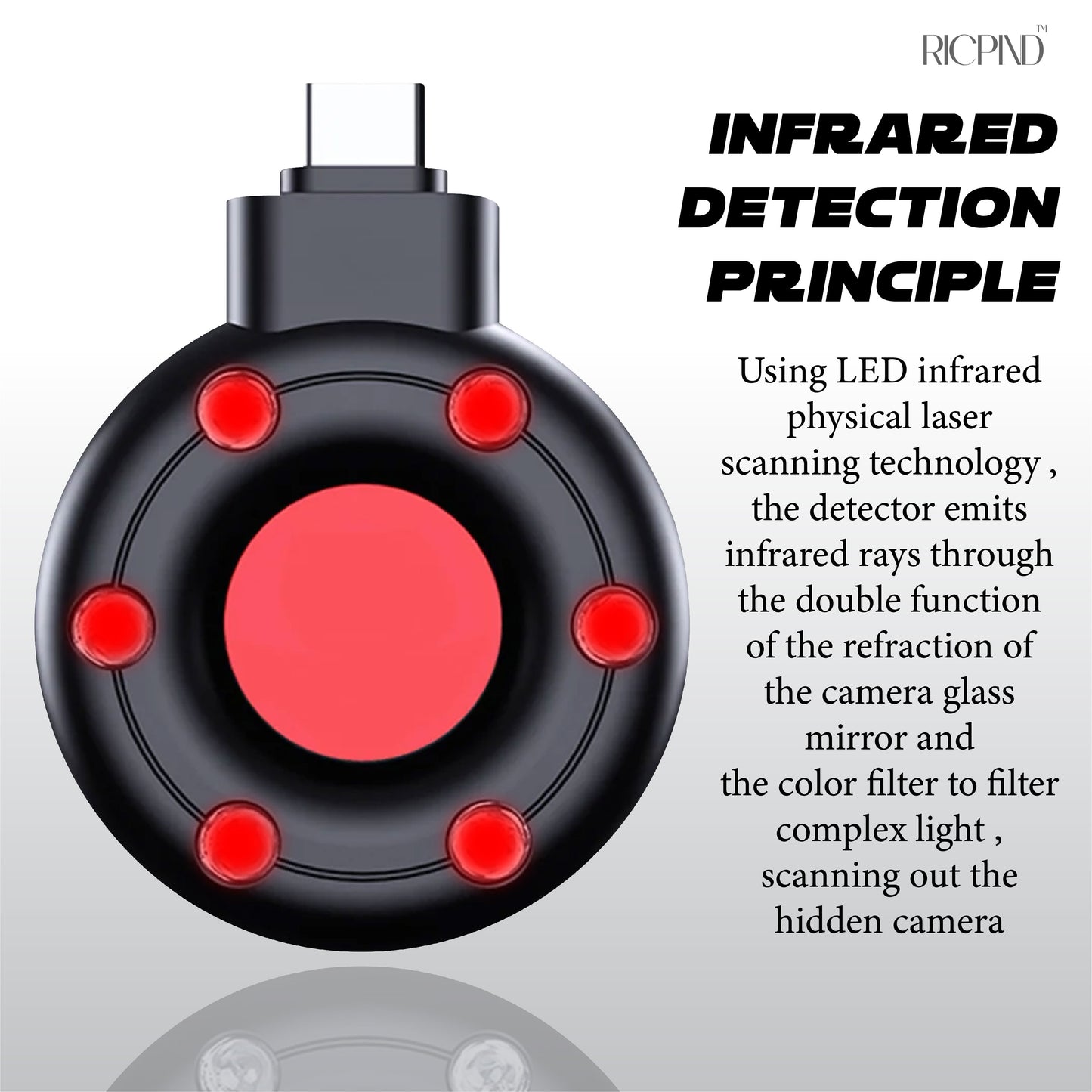 RICPIND Portable Infrared Anti-SpyEye Detector