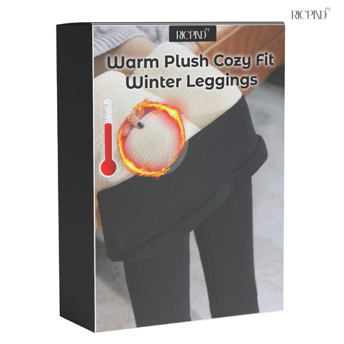 RICPIND Warm Plush Cozy Fit Winter Leggings