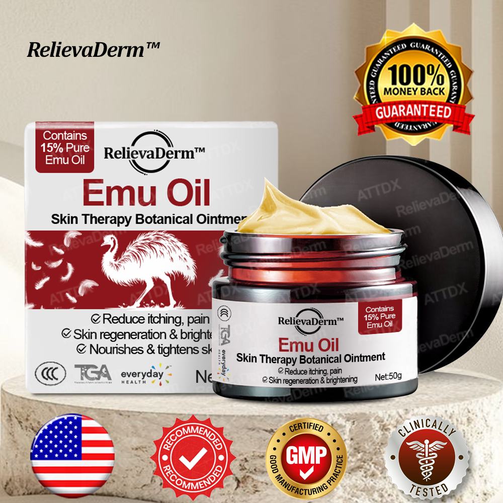 RelievaDerm™ Emu Oil Skin Therapy Botanical Ointment