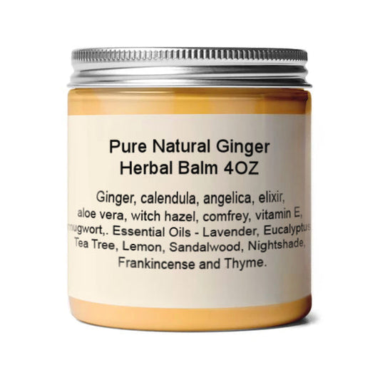 Pure Natural Ginger Herbal Balm 4OZ